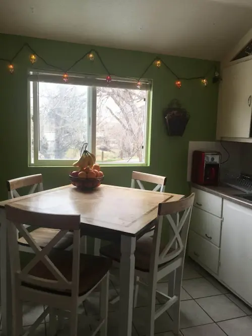 our apartment kitchen

living in a small house