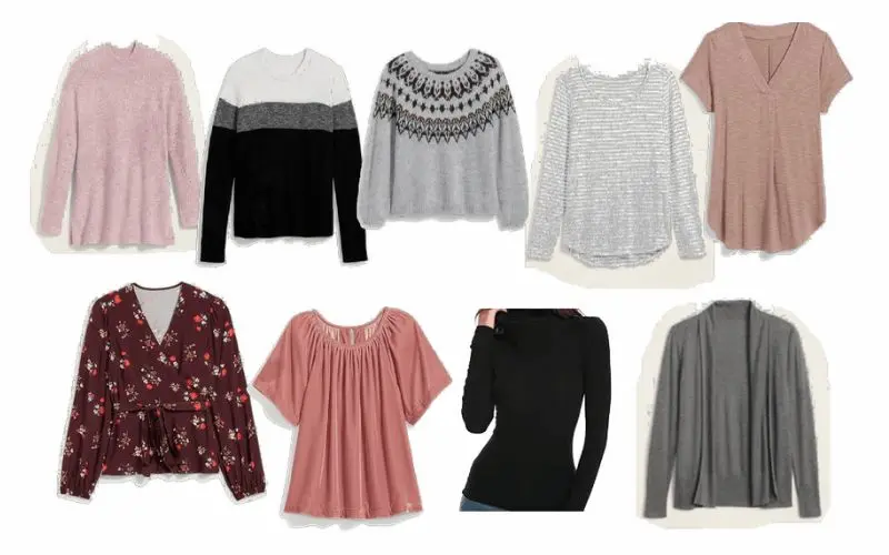 winter tops and sweaters collage

minimalist winter capsule
