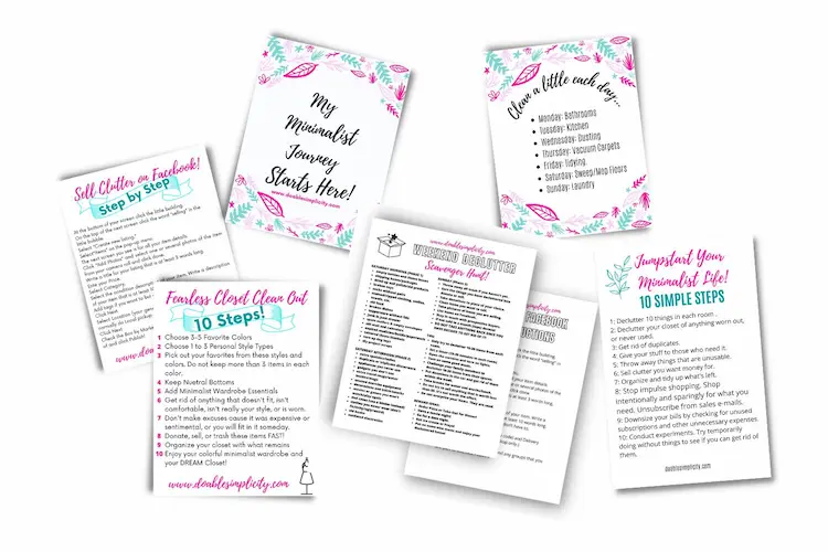 free printables available and doable simplicity products and resources